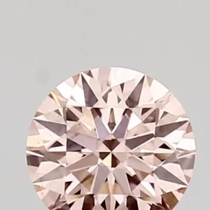 0.55 Carat Round Fancy Intense Pink VS2 Lab Diamond