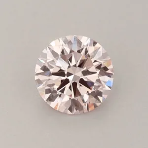 0.55 Carat Round Fancy Pink VVS2 Lab Diamond