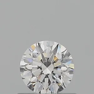 0.56 Carat Round D VVS1 Natural Diamond