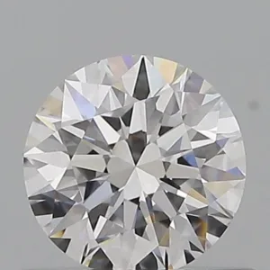 0.56 Carat Round D VVS2 Natural Diamond