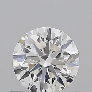 0.56 Carat Round E VVS1 Natural Diamond