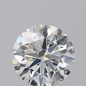0.56 Carat Round F IF Natural Diamond