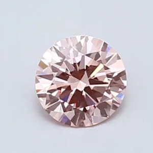 0.56 Carat Round Fancy Intense Pink VS1 Lab Diamond