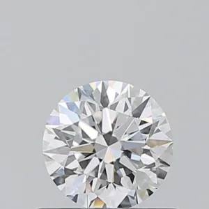 0.57 Carat Round D VVS1 Natural Diamond