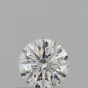 0.57 Carat Round E VVS1 Natural Diamond