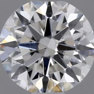 0.57 Carat Round F SI1 Natural Diamond