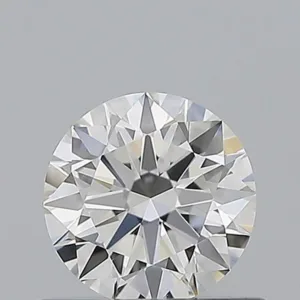 0.57 Carat Round H IF Natural Diamond