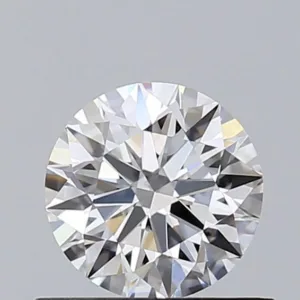 0.58 Carat Round D SI1 Natural Diamond
