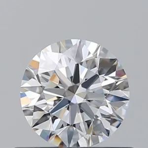 0.58 Carat Round D VVS1 Natural Diamond