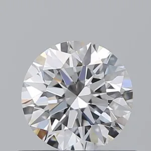 0.58 Carat Round E VVS1 Natural Diamond