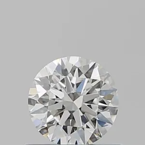 0.58 Carat Round F VVS1 Natural Diamond