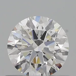 0.59 Carat Round D VVS1 Natural Diamond