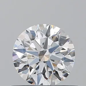 0.59 Carat Round E VVS1 Natural Diamond