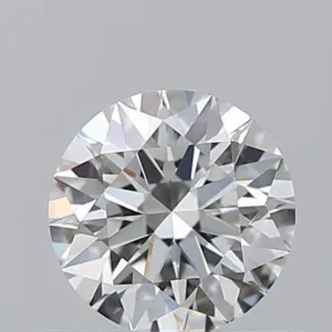 0.59 Carat Round F IF Natural Diamond