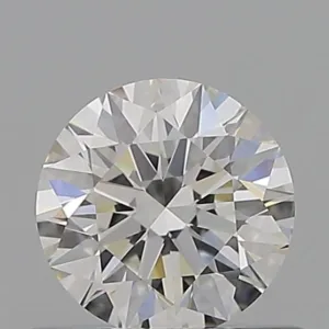 0.59 Carat Round F VVS1 Natural Diamond