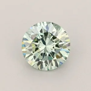 0.59 Carat Round Fancy Intense Green SI1 Lab Diamond
