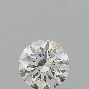 0.59 Carat Round I VVS2 Natural Diamond