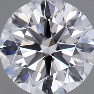 0.6 Carat Round D VVS1 Natural Diamond