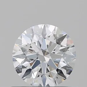 0.6 Carat Round D VVS1 Natural Diamond