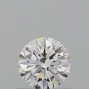 0.6 Carat Round D VVS1 Natural Diamond