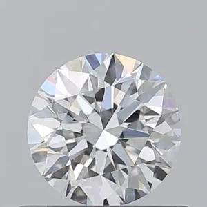 0.6 Carat Round D VVS1 Natural Diamond