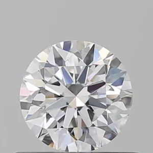 0.6 Carat Round D VVS1 Natural Diamond