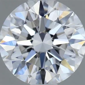 0.6 Carat Round D VVS1 Natural Diamond