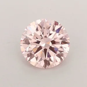 0.6 Carat Round Fancy Intense Pink VS2 Lab Diamond