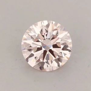 0.6 Carat Round Fancy Intense Pink VS2 Lab Diamond