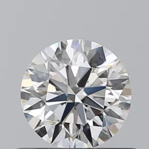 0.6 Carat Round I VVS2 Natural Diamond