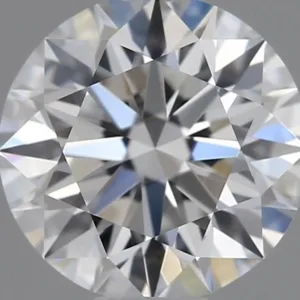 0.61 Carat Round F VVS1 Natural Diamond