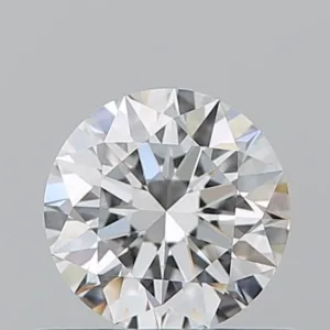 0.63 Carat Round E VVS1 Natural Diamond