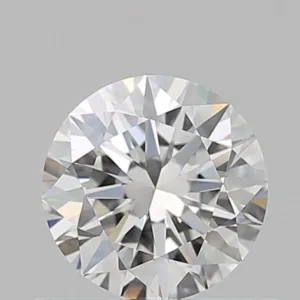 0.63 Carat Round F IF Natural Diamond