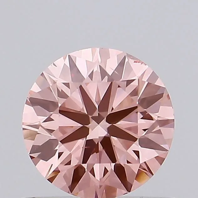 0.63 Carat Round Fancy Vivid Pink SI1 Lab Diamond 1 0.63 Carat Round Fancy Vivid Pink SI1 Lab Diamond