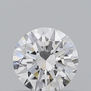 0.64 Carat Round D VVS2 Natural Diamond