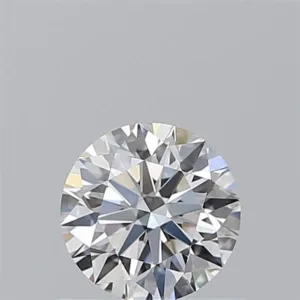 0.66 Carat Round E VVS1 Natural Diamond