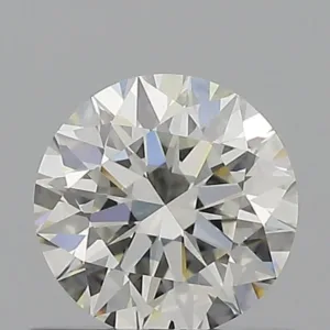 0.66 Carat Round I VVS2 Natural Diamond