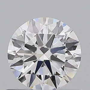 0.7 Carat Round D VVS2 Natural Diamond