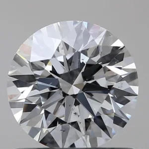 0.7 Carat Round F SI1 Natural Diamond
