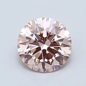 0.7 Carat Round Fancy Intense Pink VS1 Lab Diamond