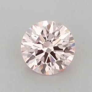 0.7 Carat Round Fancy Pink SI1 Lab Diamond