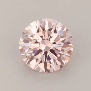 0.71 Carat Round Fancy Intense Pink SI1 Lab Diamond