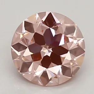 0.71 Carat Round Fancy Intense Pink VVS2 Lab Diamond
