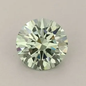 0.73 Carat Round Fancy Intense Green VS2 Lab Diamond