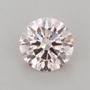 0.73 Carat Round Fancy Pink SI2 Lab Diamond