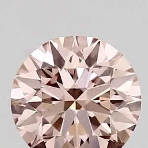 0.74 Carat Round Fancy Intense Pink VS1 Lab Diamond