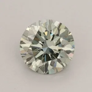 0.74 Carat Round Fancy Vivid Green VS2 Lab Diamond