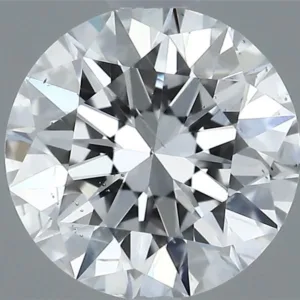 0.9 Carat Round D SI1 Natural Diamond