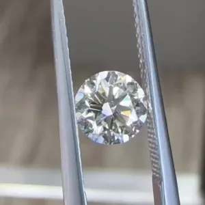 0.92 Carat Round H SI1 Natural Diamond
