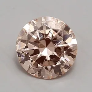 0.97 Carat Round Fancy Intense Pink VS2 Lab Diamond